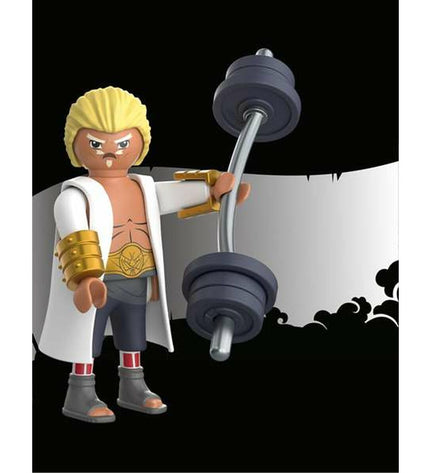Playmobil Fourth Raikage Ay action figure with accessories from the Playmobil playset, detailed and colorful toy for children.