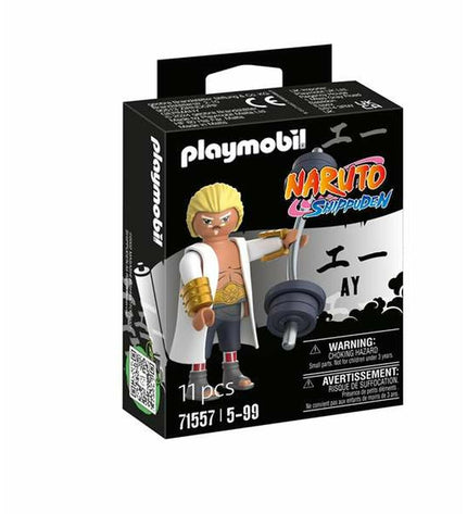 Playmobil 71557 Fourth Raikage Ay action figure playset with detailed ninja character and accessories for imaginative play.