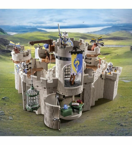 Playmobil playset featuring colorful action figures and accessories, perfect for imaginative play and storytelling.