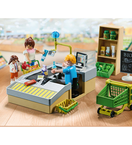 Playmobil actiefiguren toy set with colorful character figures and accessories for imaginative play.