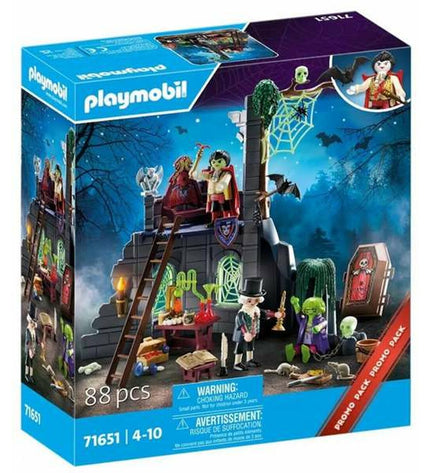 Playmobil 71651 playset featuring action figures and accessories for imaginative play, with colorful plastic figures and detailed parts.