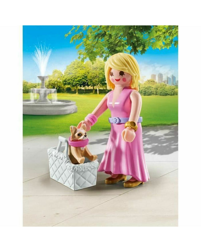 Playmobil playset featuring colorful toy figures and accessories, ideal for children's imaginative play and storytelling.