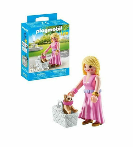 Playmobil playset with colorful action figures and accessories, perfect for imaginative play and storytelling.