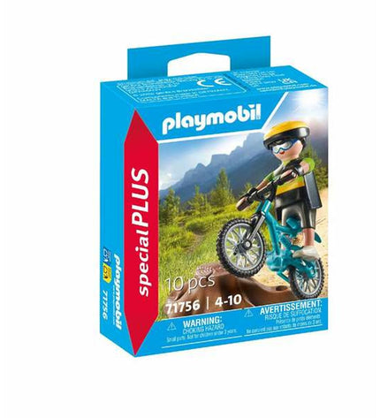 Playmobil 71756 playset with colorful plastic figures and accessories, featuring characters and themed elements from the toy collection.