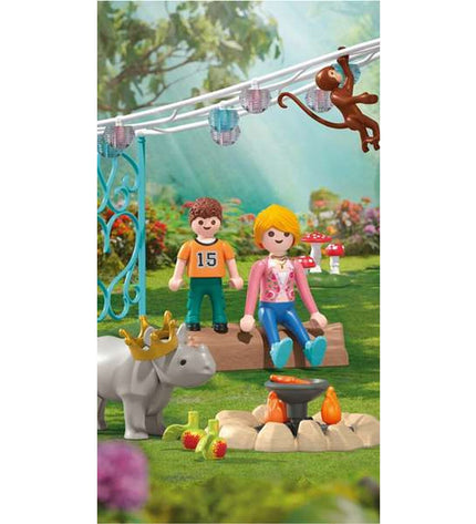Playmobil 71855 playset with colorful figures and accessories, ideal for imaginative toy play and action figure adventures.