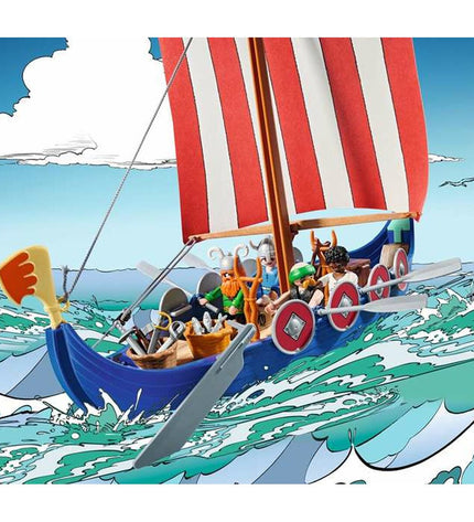 Playmobil playset featuring colorful action figures and accessories, ideal for imaginative play and toy collection.