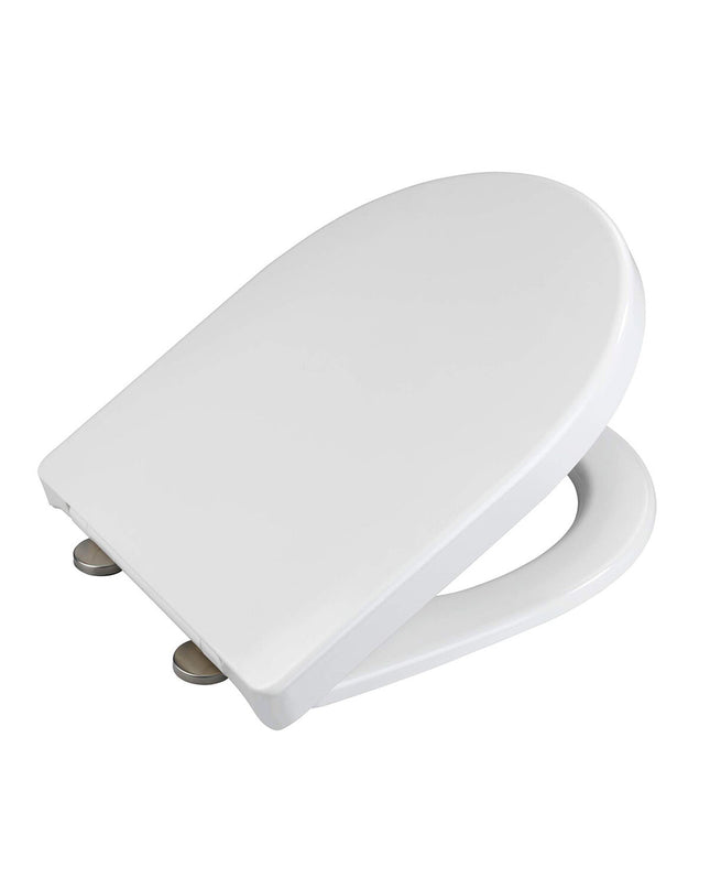 Wenko toilet lid cover for bathroom and kitchen, soft fabric with decorative pattern, designed for comfort and style.
