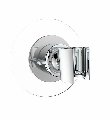Wenko Douche Steun, adjustable shower support for bathroom use, mounted on tiled wall in a modern bathroom setting.