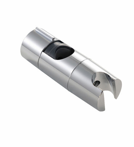 Wenko douche steun for bathroom, adjustable shower holder with sturdy design and chrome finish, mounted on tiled wall.