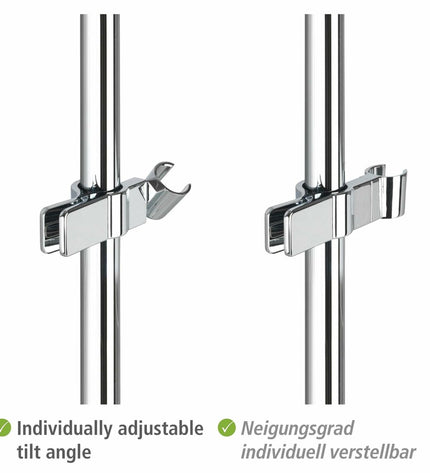 Wenko douche steun for bathroom, sturdy shower holder with adjustable arm, suitable for bathroom or kitchen use