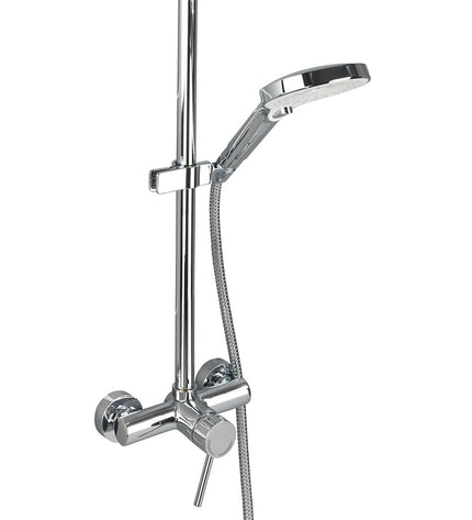 Wenko douche steun for bathroom use, mounted on wall, with a sturdy design for holding shower accessories.