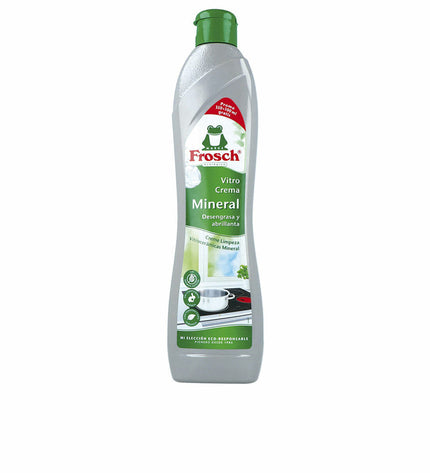 Frosch Ontvetter Glaskeramiek Polijster in 450 ml bottle, suitable for household cleaning and kitchen surfaces.