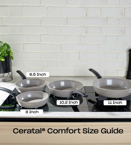 Fissler aluminium cookware in grey metal, suitable for house and kitchen use, with a durable and sleek design.