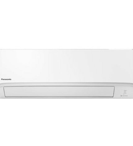 Panasonic portable air conditioner KITTZ50ZKE with digital display, vents, and control panel, in a home setting
