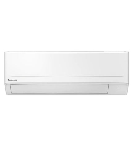 Panasonic portable air conditioner KITRZ50ZKE in white with digital display and vents for cooling and air circulation.