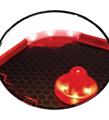 BigBuy Fun Fire & Ice LED hockey table with colorful lights, measuring 146 x 71 x 82 cm, designed for fun and games.