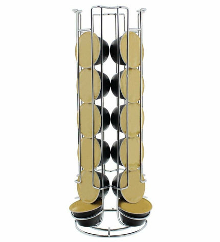 Elka Pieterman coffee capsule holder for 24 Dolce Gusto coffee capsules, kitchen storage accessory for coffee lovers.