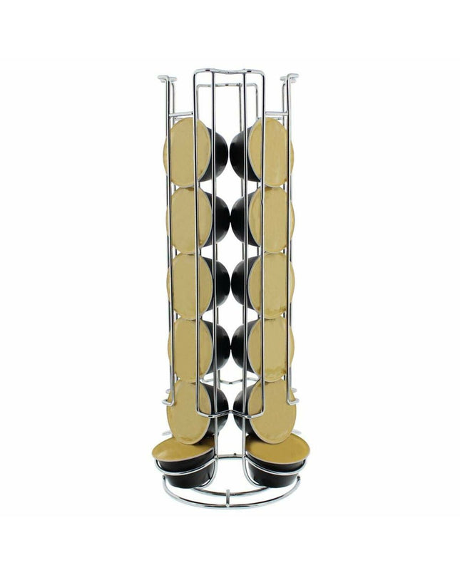 Elka Pieterman coffee capsule holder for 24 Dolce Gusto coffee capsules, kitchen storage accessory for coffee lovers.