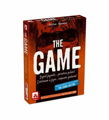 Fournier The Game educative toy, colorful game pieces and board with cards for learning and entertainment.