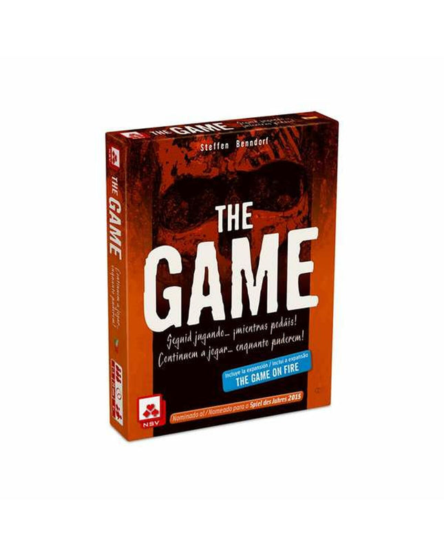 Fournier The Game educative toy, colorful game pieces and board with cards for learning and entertainment.