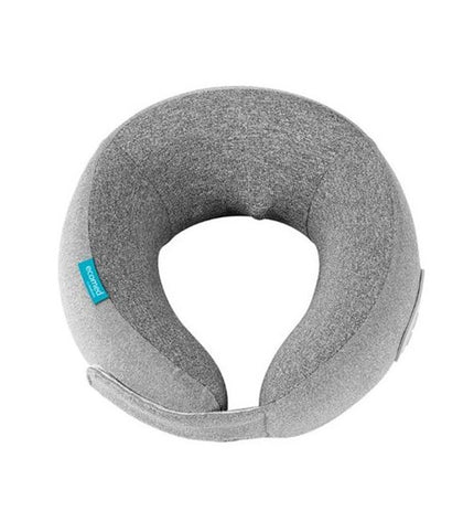 Medisana NM30E neck cushion with built-in massage function, shown in a cozy setting for health and personal care.