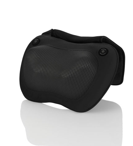 Medisana MC 850 black foot massager for health and personal care, showing the device with control buttons and textured footpads.