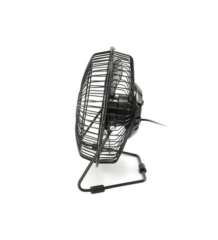 Equip Tafelventilator in zwart, 6-inch draagbare ventilator suitable for huis en koken, compact airconditioning accessory