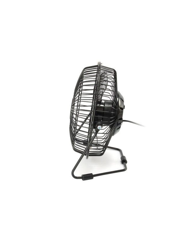 Equip Tafelventilator in zwart, 6-inch draagbare ventilator suitable for huis en koken, compact airconditioning accessory