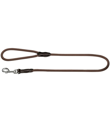 Brown Hunter FREESTYLE dog leash, 110 cm long, made of durable material, suitable for walking and training dogs.