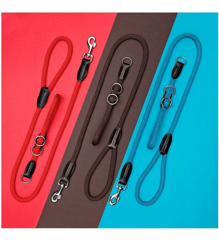 Hunter FREESTYLE turquoise dog leash, 110 cm length, with durable material and metal clip for secure attachment.