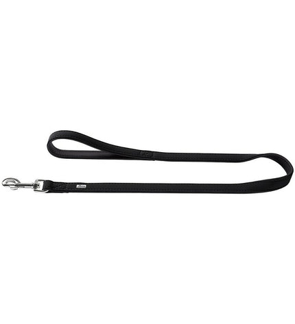 Black Hunter SOFTIE dog leash, 100 cm length, made of soft material, designed for comfortable walking with pets.