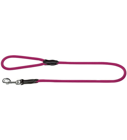 Hunter FREESTYLE Fuchsia dog leash, 110 cm length, vibrant pink color, made of durable material for walking dogs.