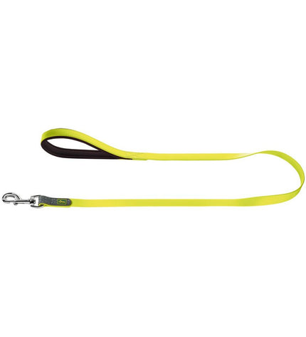 Yellow Hunter CONVENIENCE dog leash, 120 cm long, made of durable material, suitable for walking dogs outdoors.