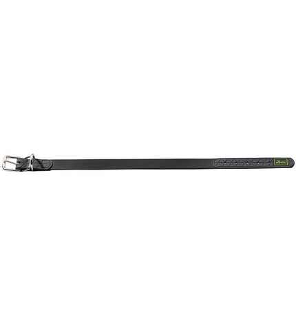 Black Hunter Convenience dog collar for small to medium dogs, 23-31 cm, shown on a pet in this product image.