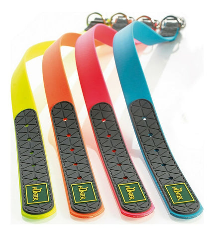 Hunter Convenience turquoise dog collar with adjustable strap and metal buckle, designed for comfortable pet wear.