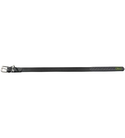 Black Hunter Convenience dog collar for medium-sized dogs, adjustable 33-41 cm, with sturdy buckle and comfortable fit.