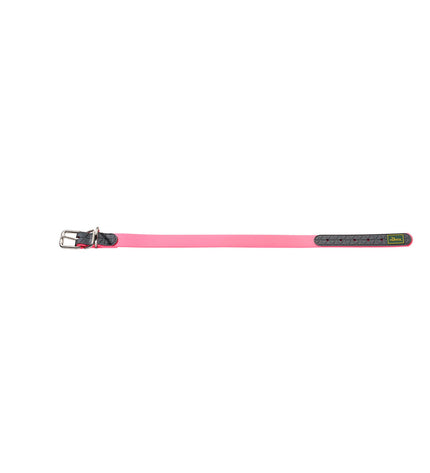 Hunter Convenience dog collar for large dogs, pink color, adjustable 53-61 cm, made of durable material for comfortable wear.