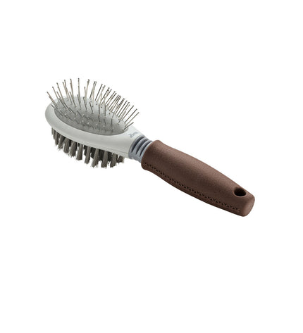 Hunter hondenkam for grooming, with natural bristles and ergonomic handle, ideal for maintaining a clean and healthy dog's coat.