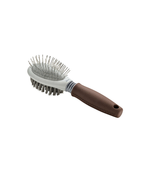 Hunter hondenkam for grooming, with natural bristles and ergonomic handle, ideal for maintaining a clean and healthy dog's coat.
