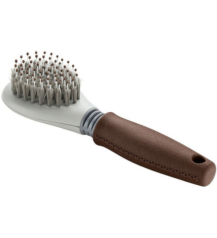 Hunter hondenkam for grooming, with sturdy handle and metal teeth, designed for detangling and brushing dogs' fur.