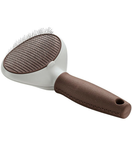 Hunter Dematteerkam for dogs, 51x37x33 cm, showing a sturdy grooming brush with metal teeth for de-matting pets.