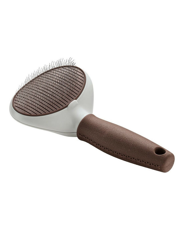 Hunter Dematteerkam for dogs, 51x37x33 cm, showing a sturdy grooming brush with metal teeth for de-matting pets.