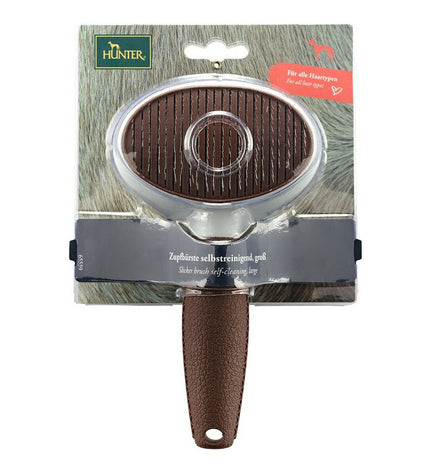 Hunter Dematteerkam for dogs, 51x37x33 cm, durable pet grooming brush with ergonomic handle for detangling and grooming dogs.