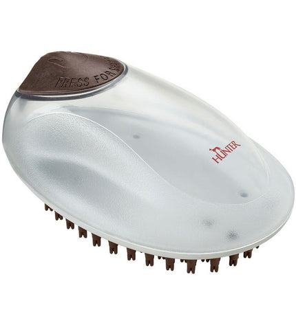 Hunter hondenkam shampoo bottle for dogs, featuring a clean label and a white cap, designed for pet grooming and bathing.