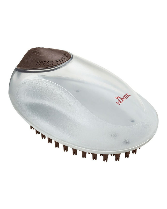 Hunter hondenkam shampoo bottle for dogs, featuring a clean label and a white cap, designed for pet grooming and bathing.