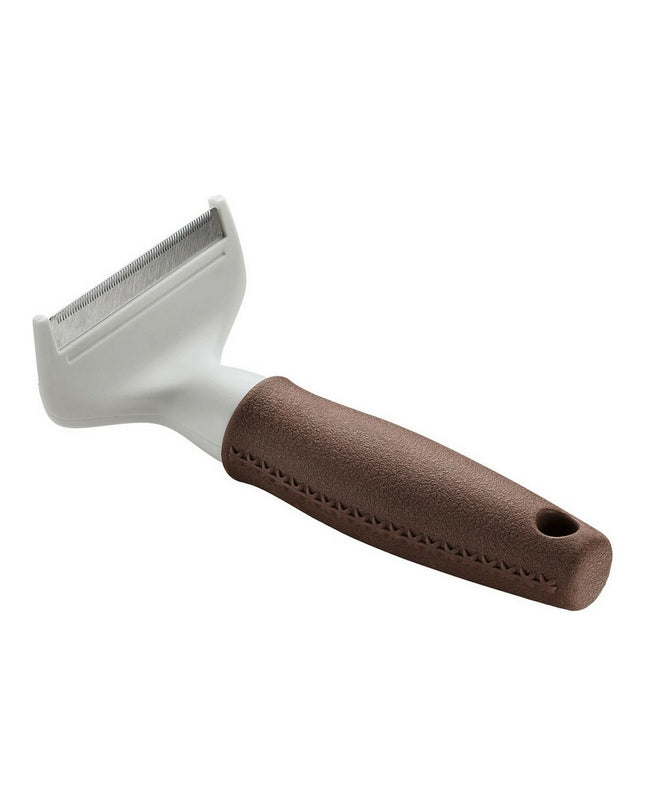 Hunter Dematteerkam for dogs, a grooming comb with metal teeth, designed for removing mats and tangles from dog fur.