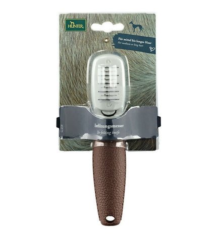 Hunter Ontwar Haarborstel and Knopensnijder for dogs, pet grooming tools for detangling and trimming dog fur.
