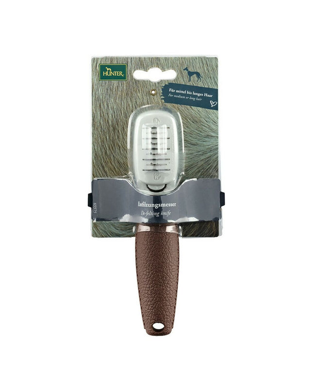 Hunter Ontwar Haarborstel and Knopensnijder for dogs, pet grooming tools for detangling and trimming dog fur.