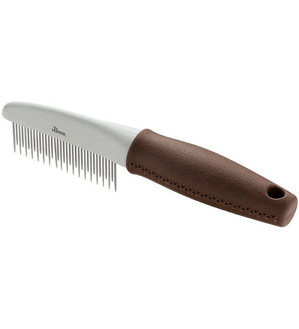 Hunter Bruin plastic dog grooming comb, durable pet grooming tool with fine and wide teeth for dogs.