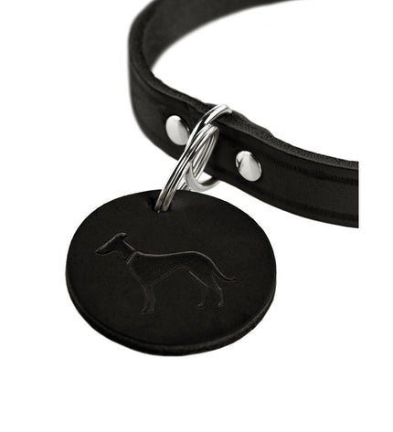 Black Hunter Aalborg dog collar for small dogs, adjustable 24-29 cm, made of durable material, ideal for pet comfort and control.